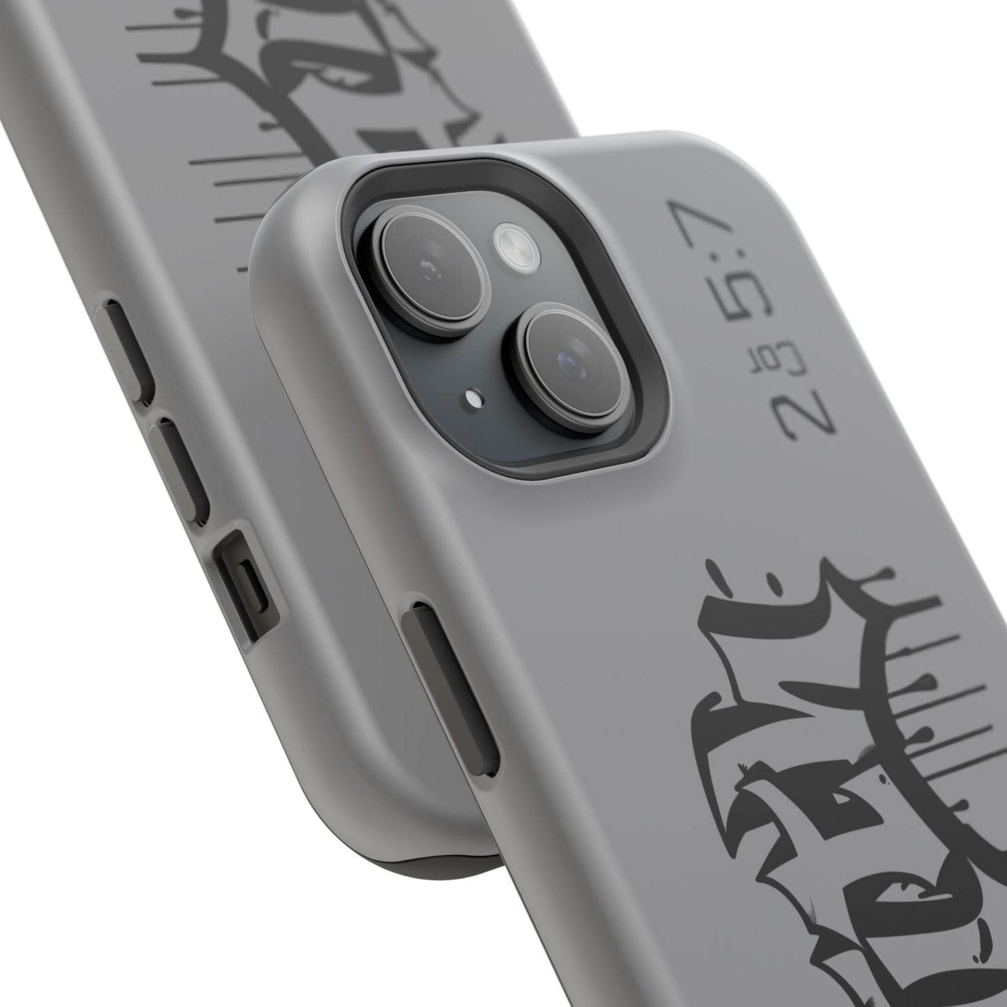 Magnetic Phone Case - Faith (Grey)