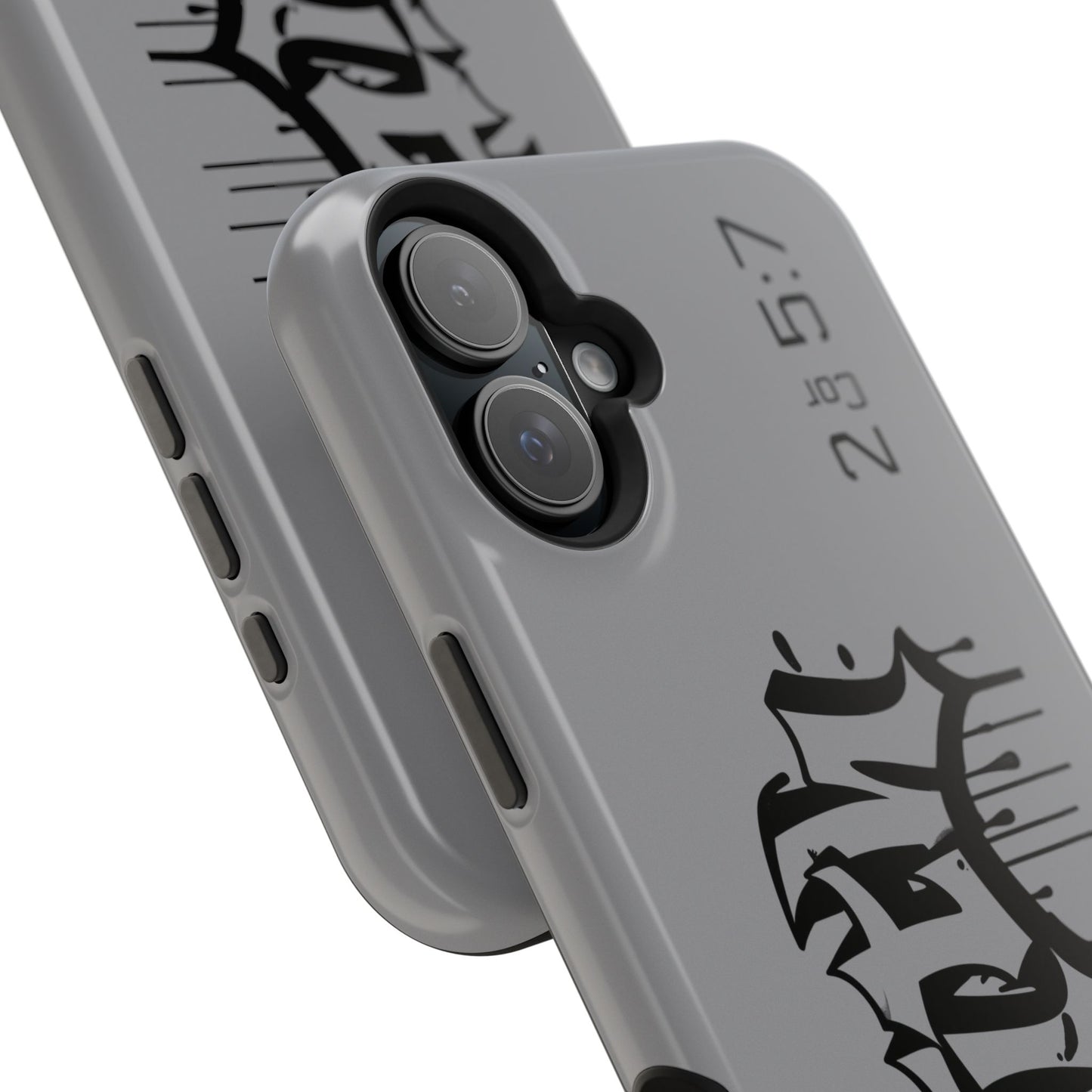 Magnetic Phone Case - Faith (Grey)