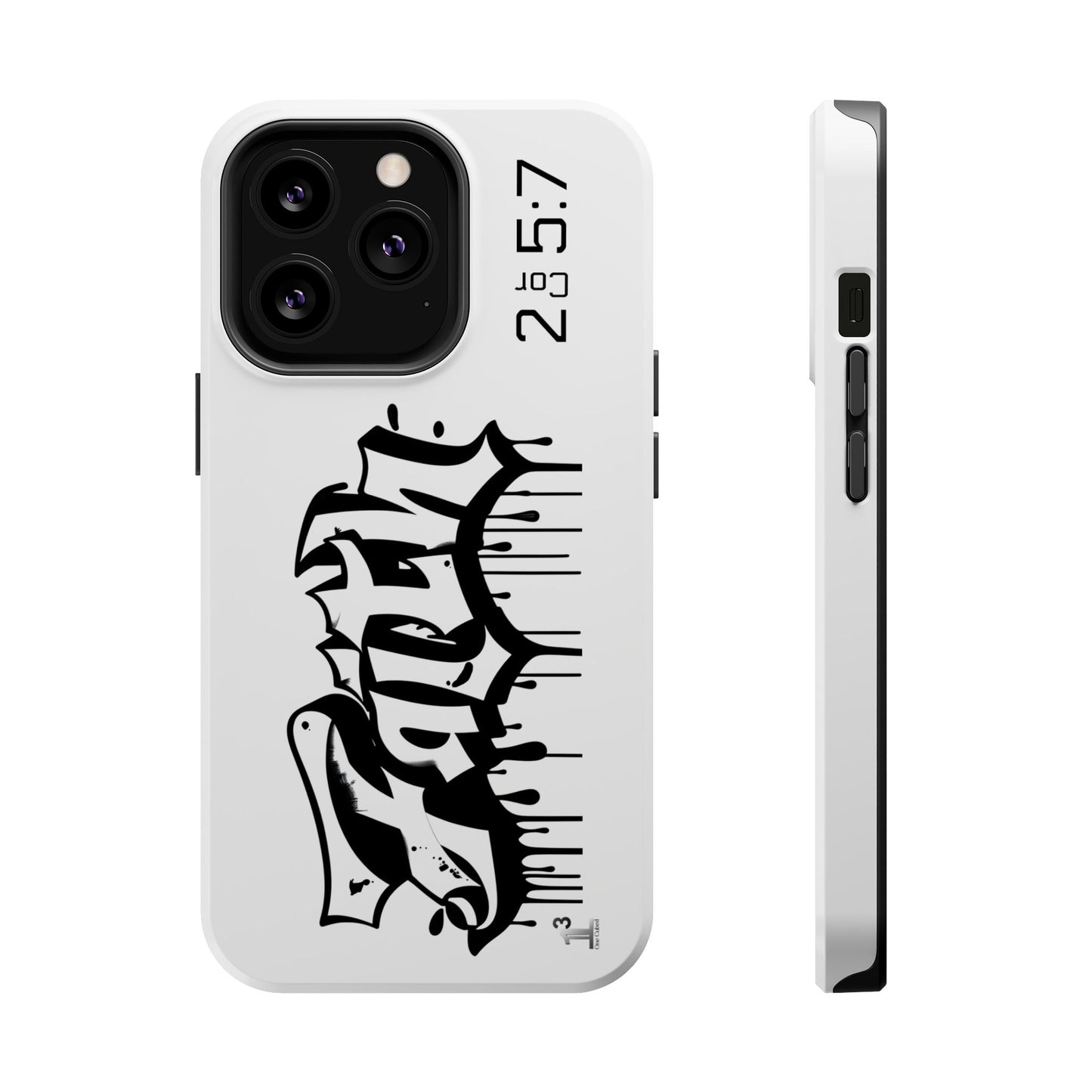 Magnetic Phone Case - Faith (White)