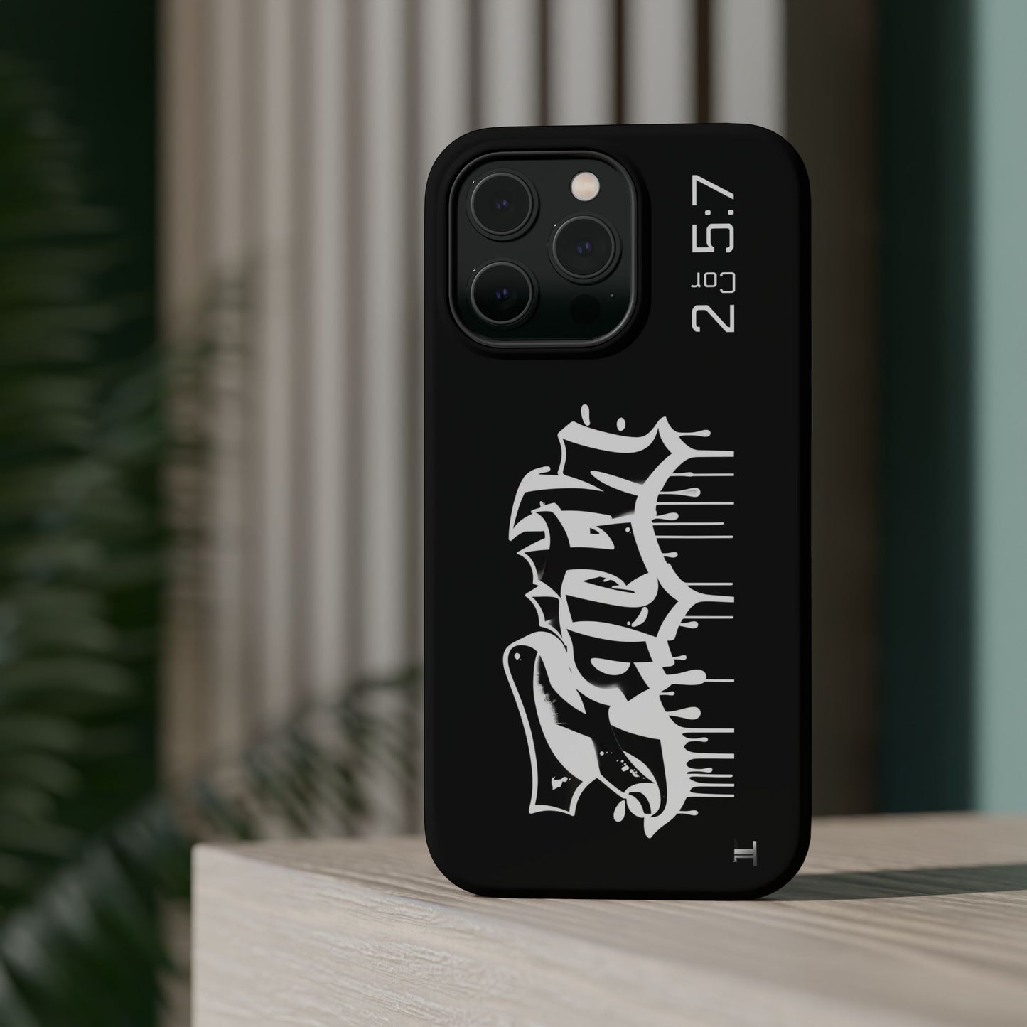 Magnetic Phone Case - Faith (Black)