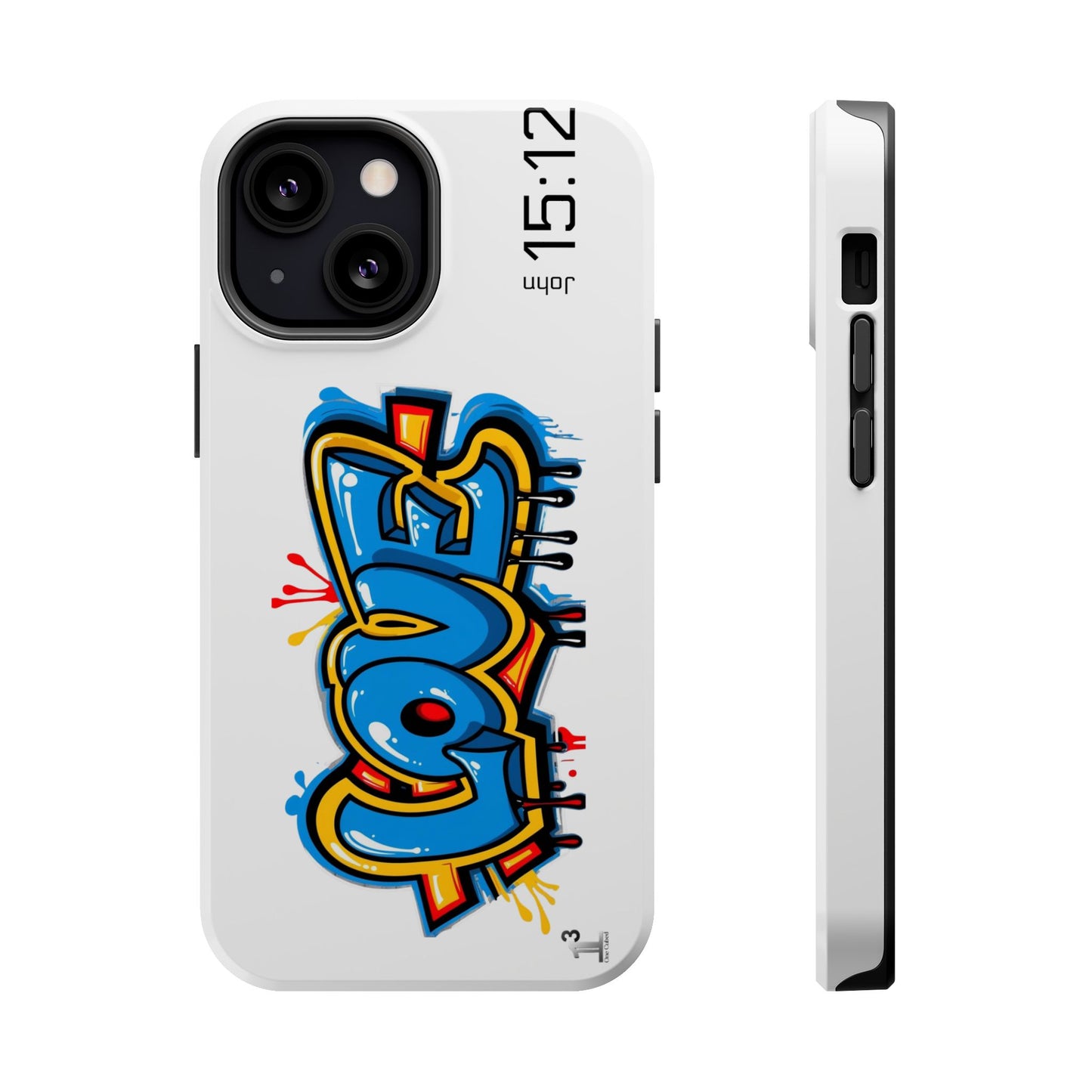 Magnetic Phone Case - Love (White)