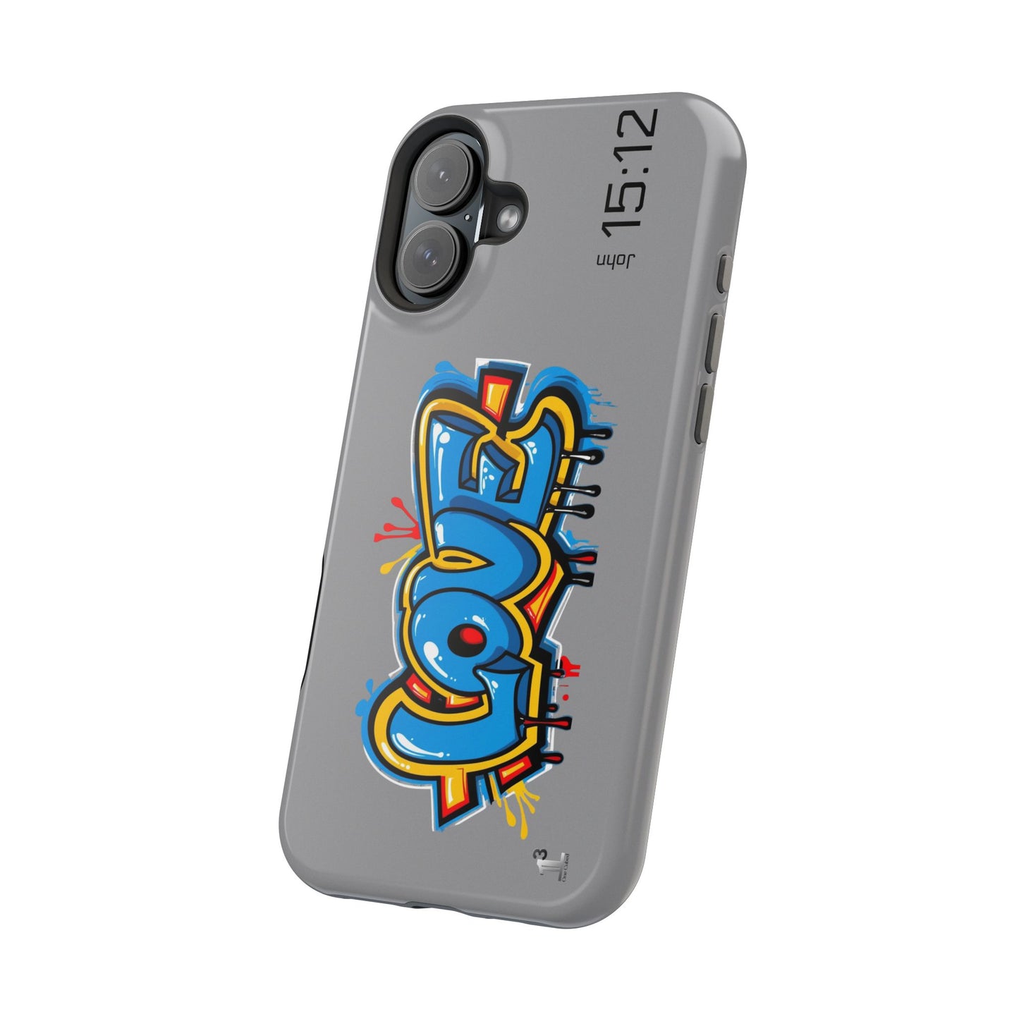 Magnetic Phone Case - Love (Grey)