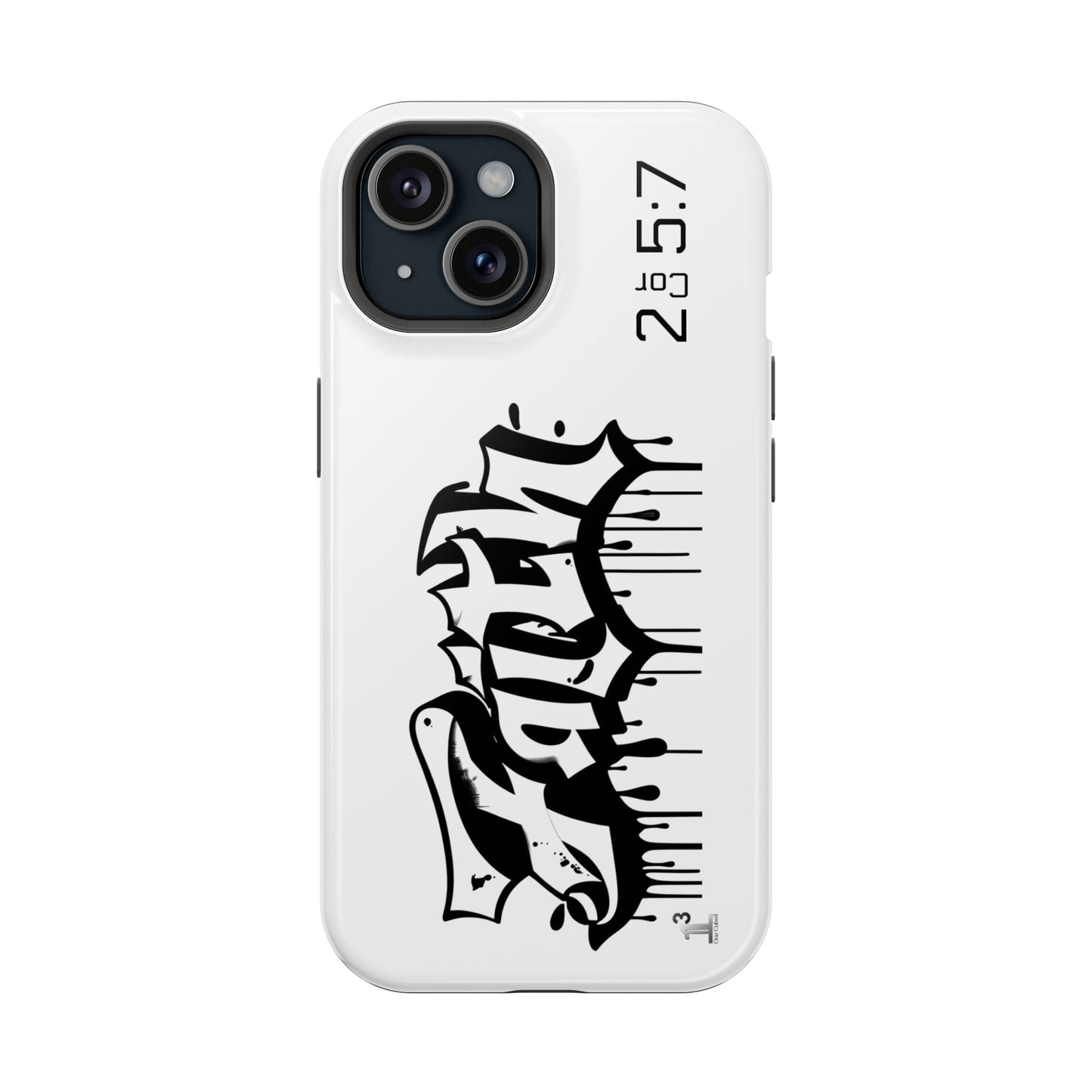 Magnetic Phone Case - Faith (White)