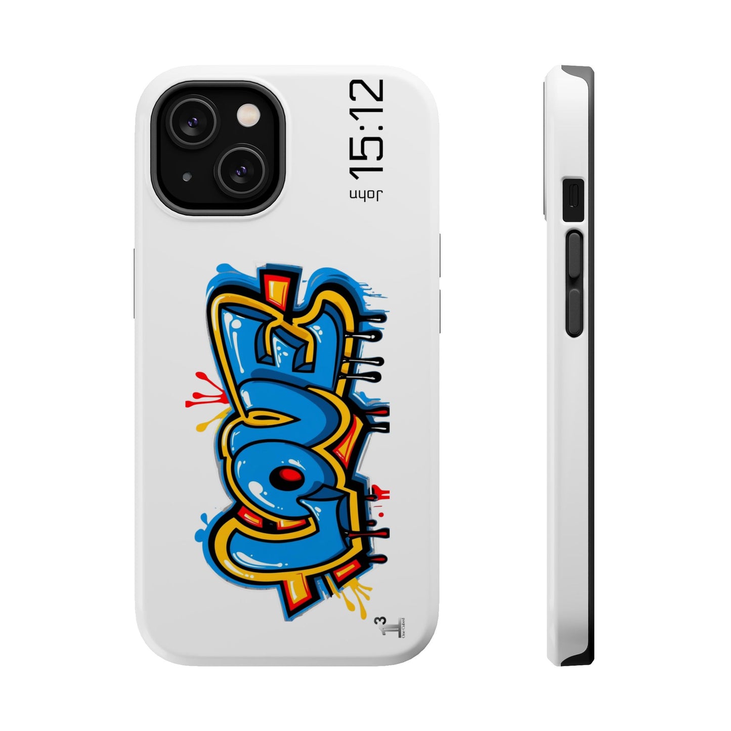 Magnetic Phone Case - Love (White)