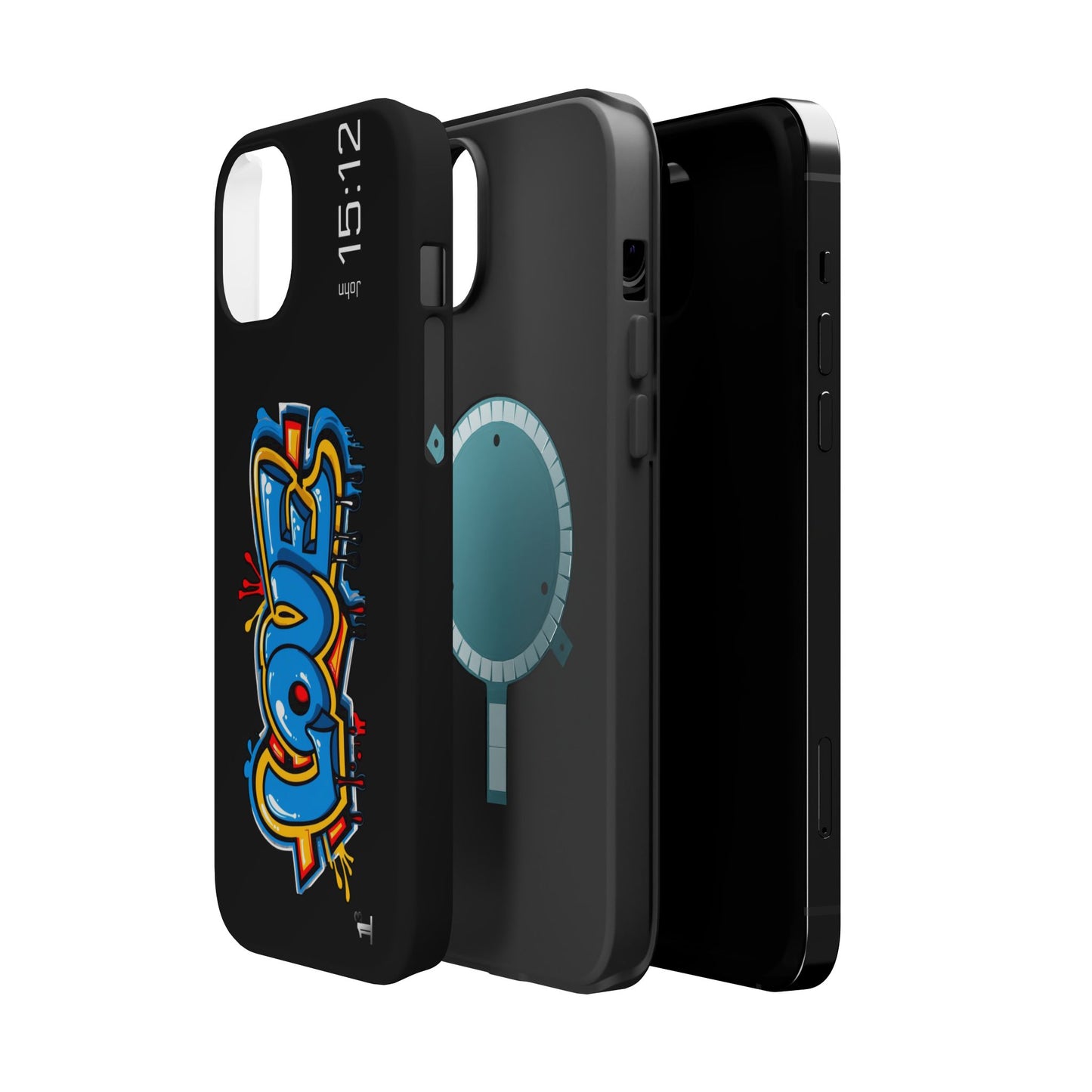 Magnetic Phone Case - Love (Black)