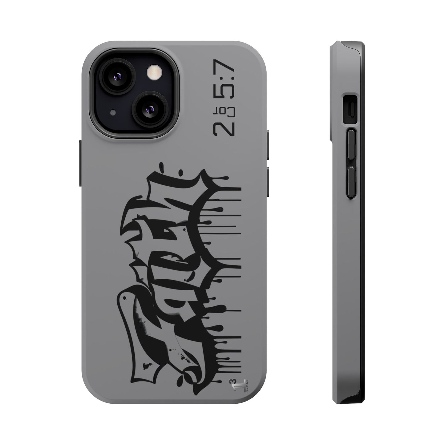 Magnetic Phone Case - Faith (Grey)