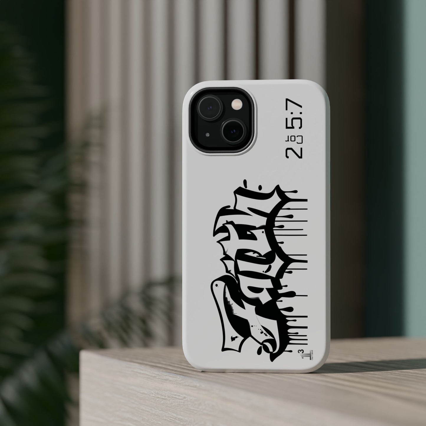 Magnetic Phone Case - Faith (White)