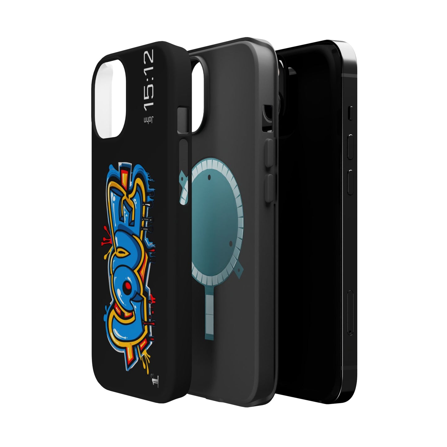 Magnetic Phone Case - Love (Black)