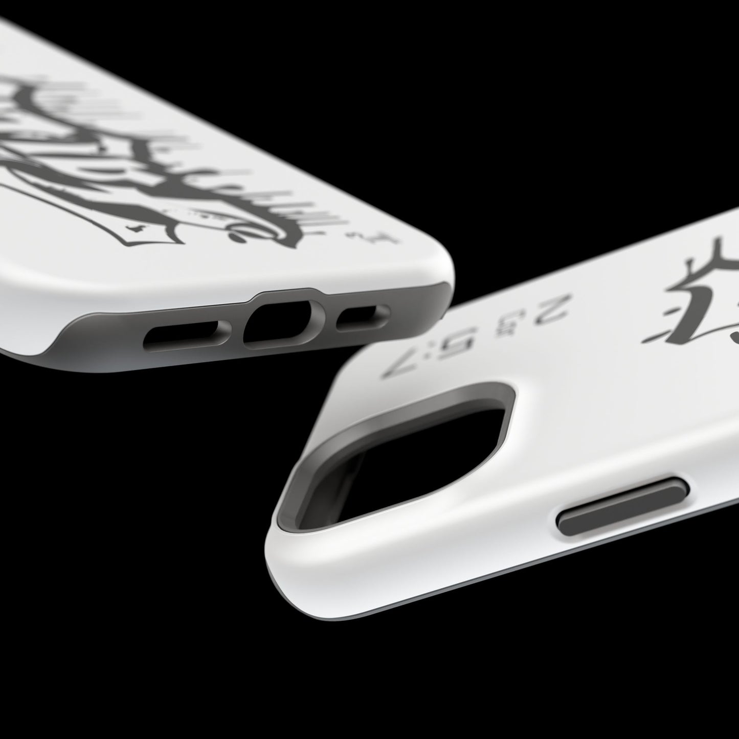 Magnetic Phone Case - Faith (White)