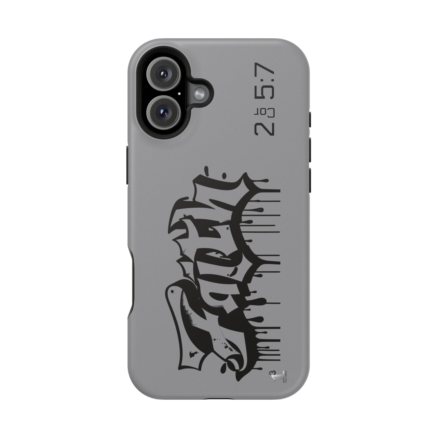 Magnetic Phone Case - Faith (Grey)