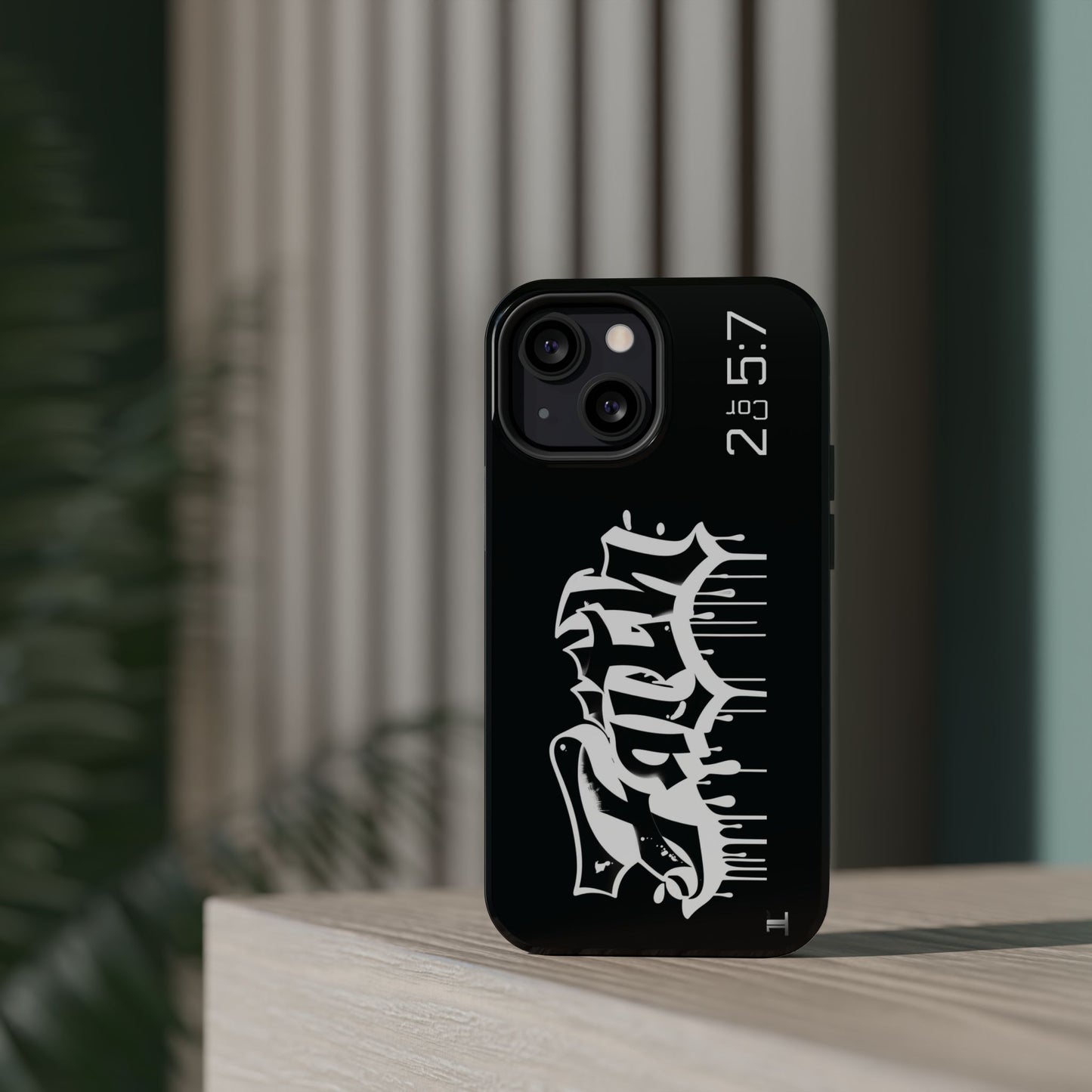 Magnetic Phone Case - Faith (Black)