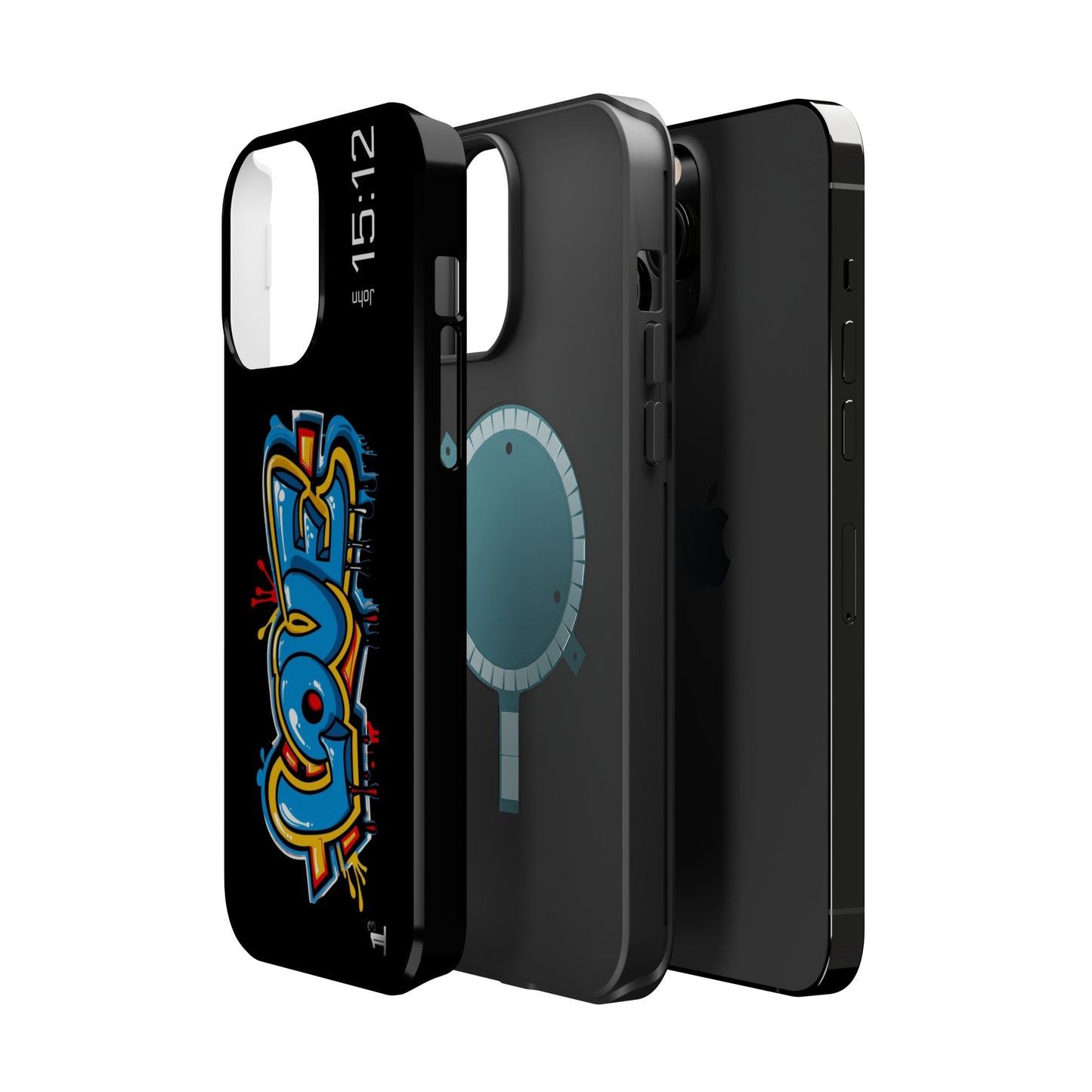 Magnetic Phone Case - Love (Black)