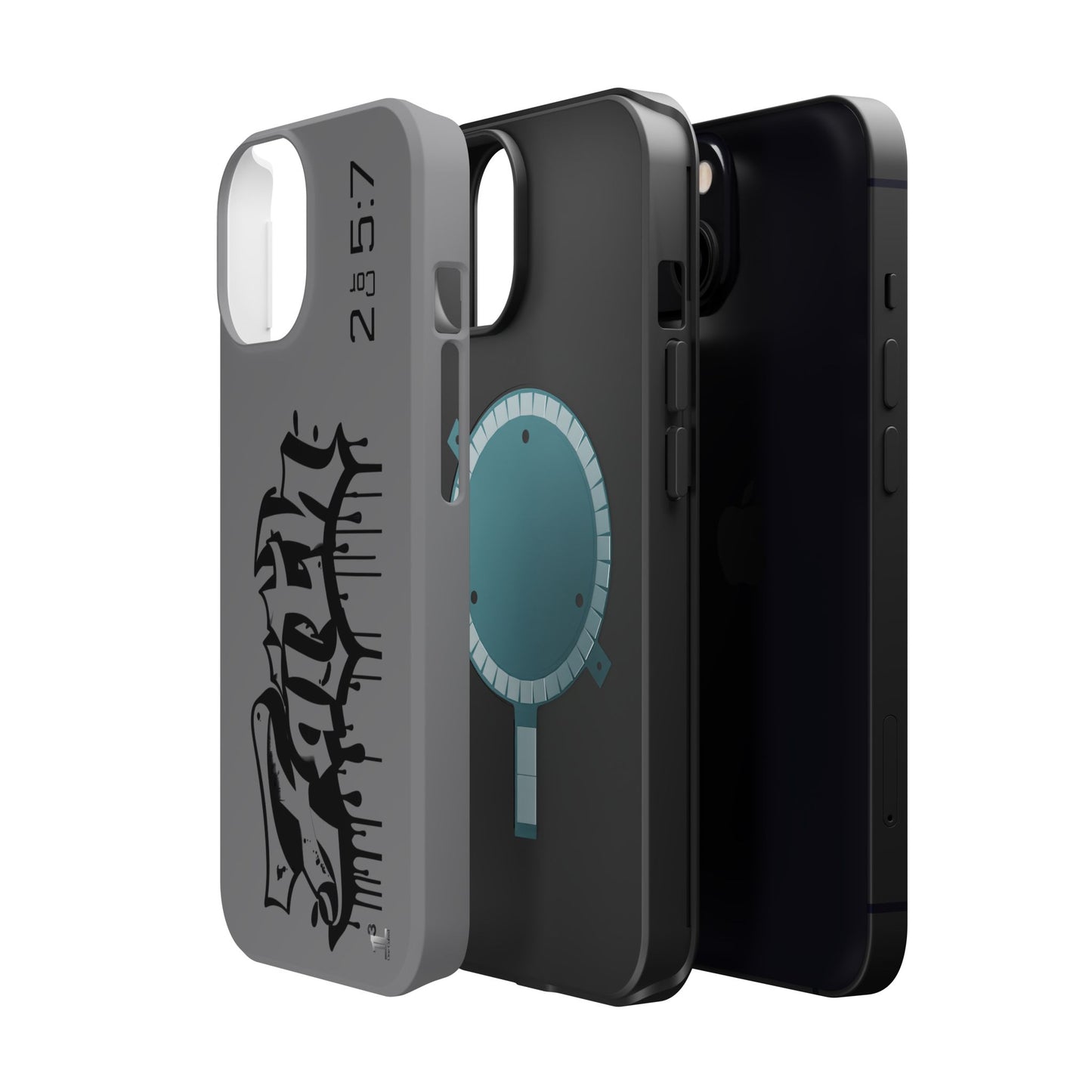 Magnetic Phone Case - Faith (Grey)