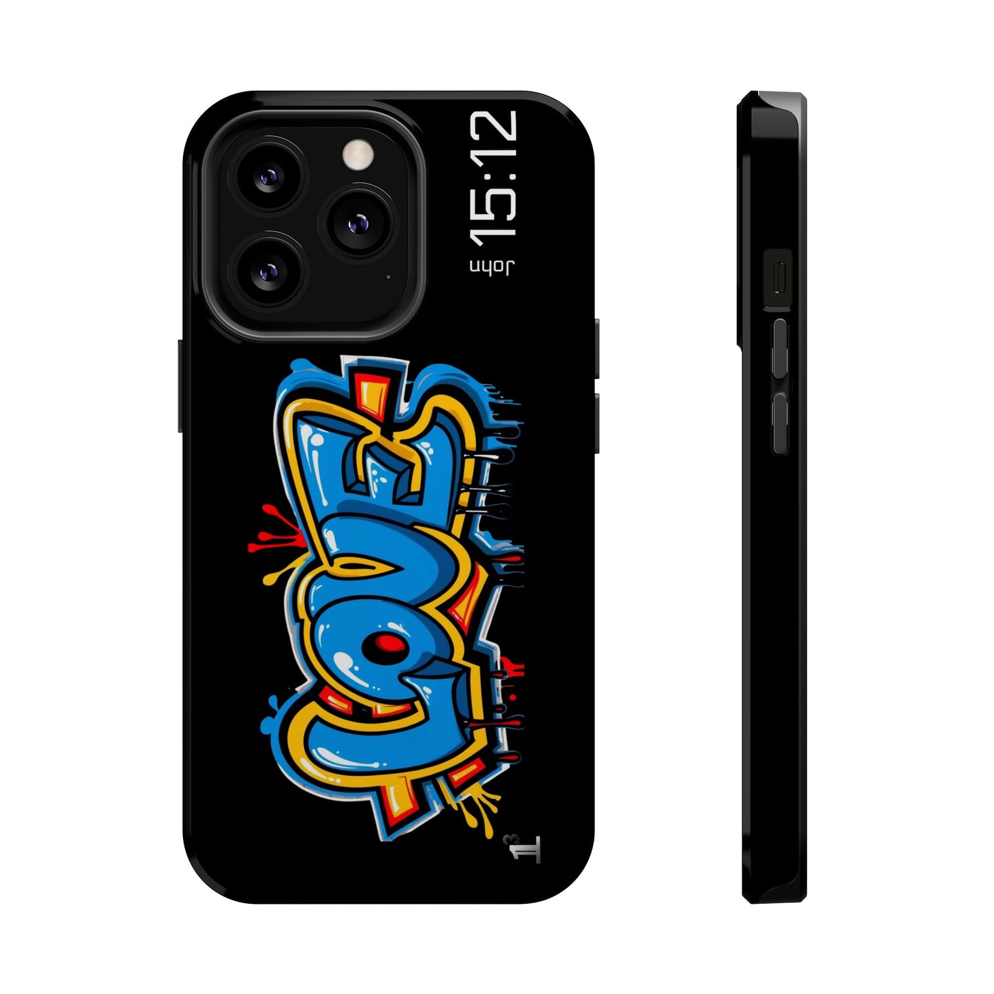 Magnetic Phone Case - Love (Black)