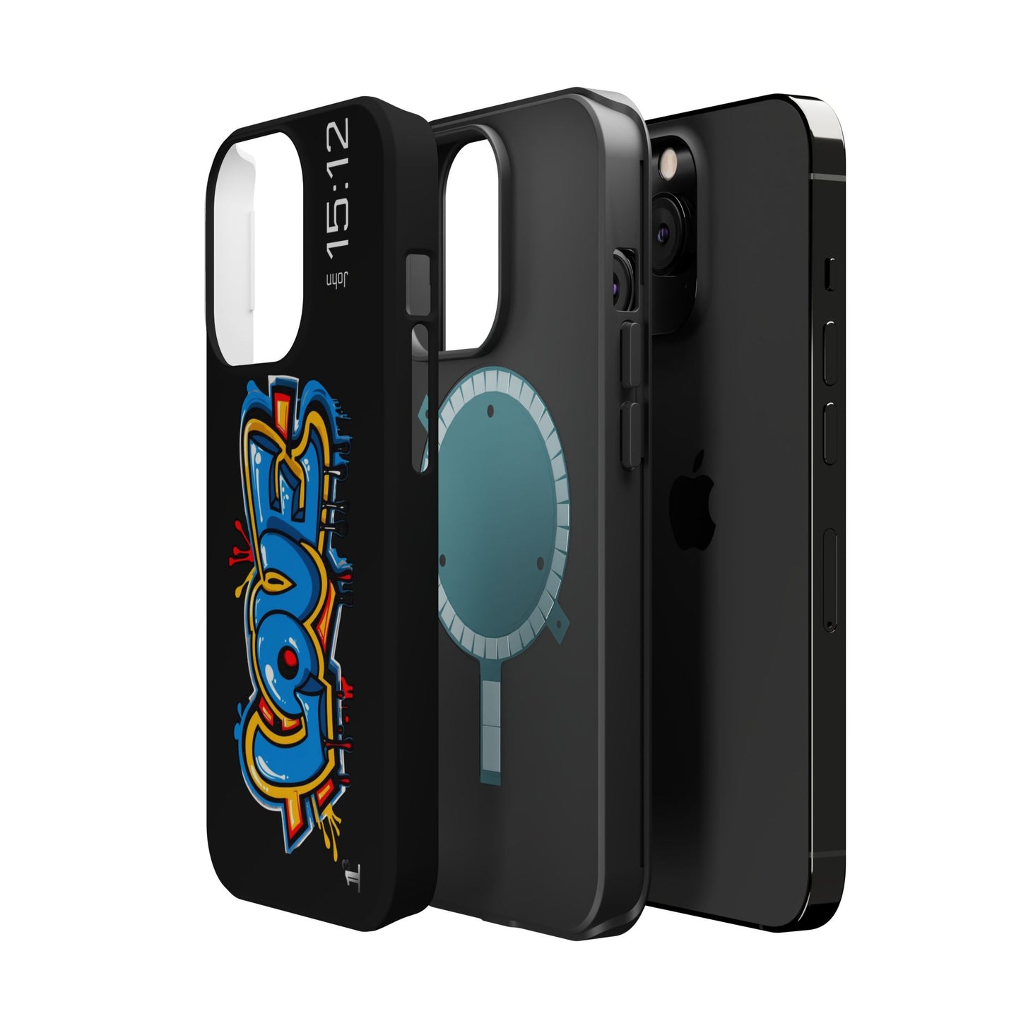 Magnetic Phone Case - Love (Black)