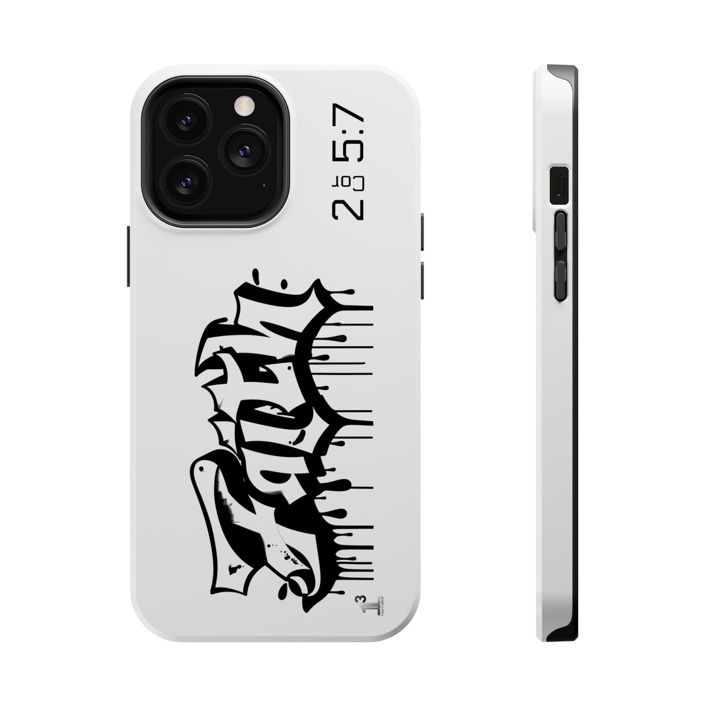 Magnetic Phone Case - Faith (White)