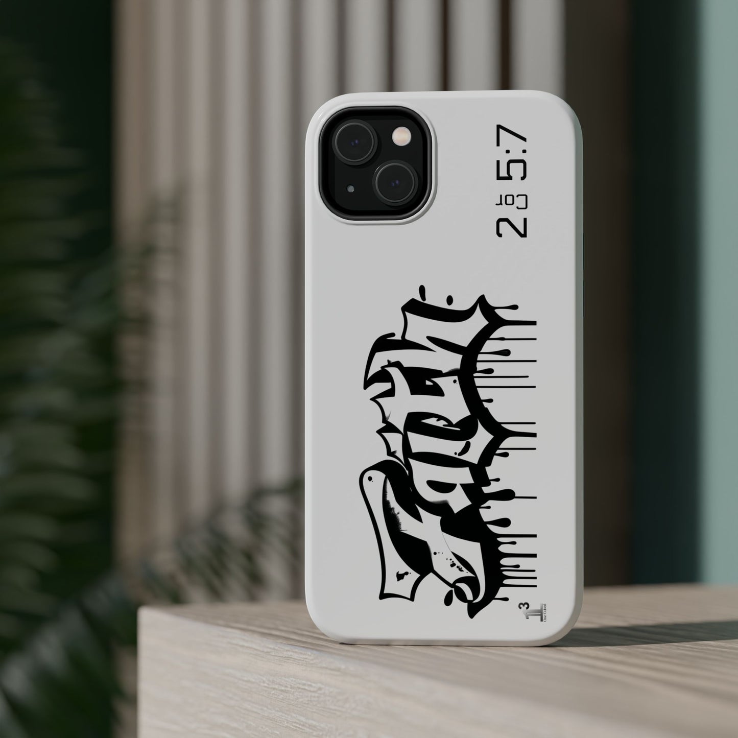 Magnetic Phone Case - Faith (White)