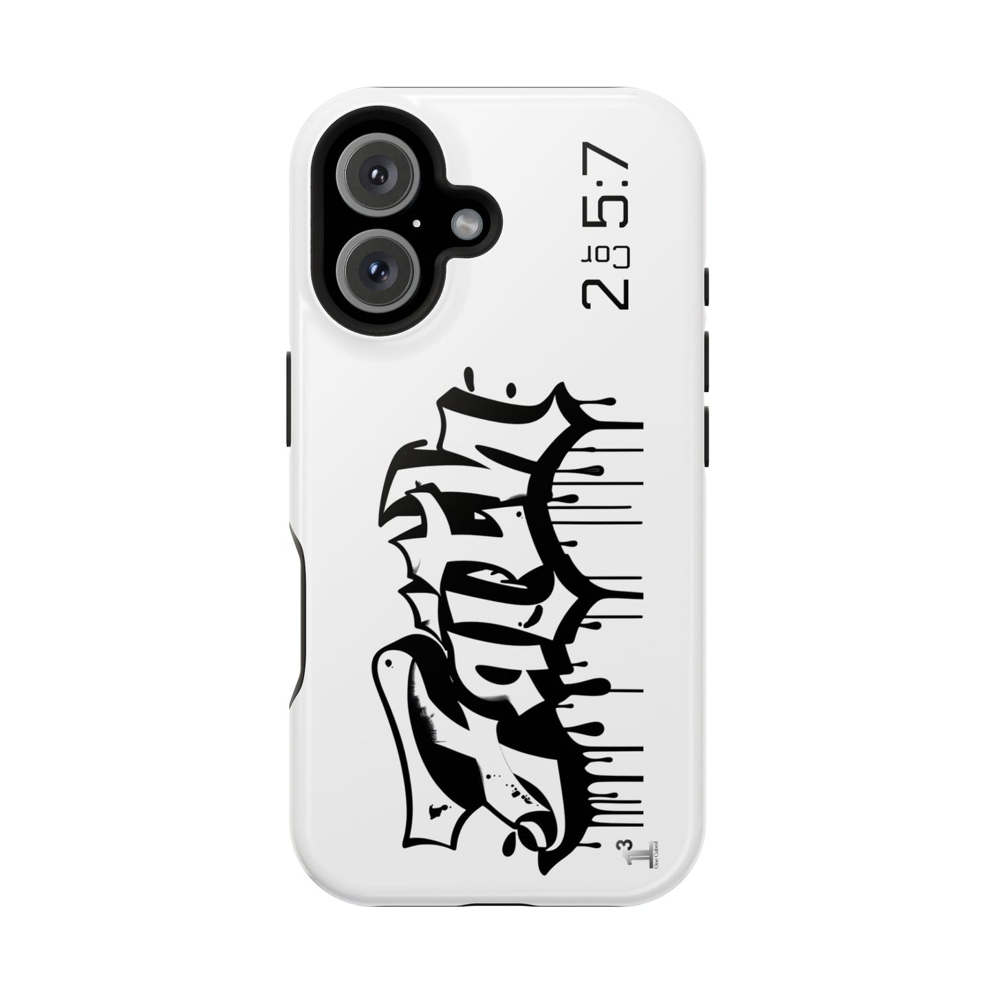 Magnetic Phone Case - Faith (White)