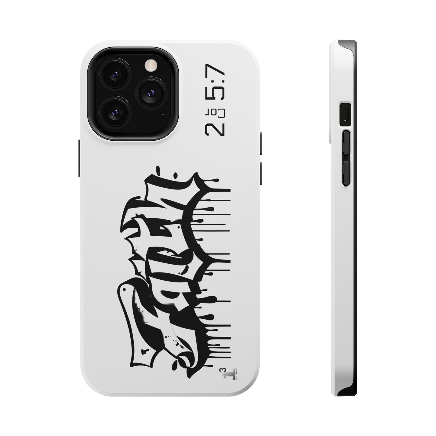 Magnetic Phone Case - Faith (White)