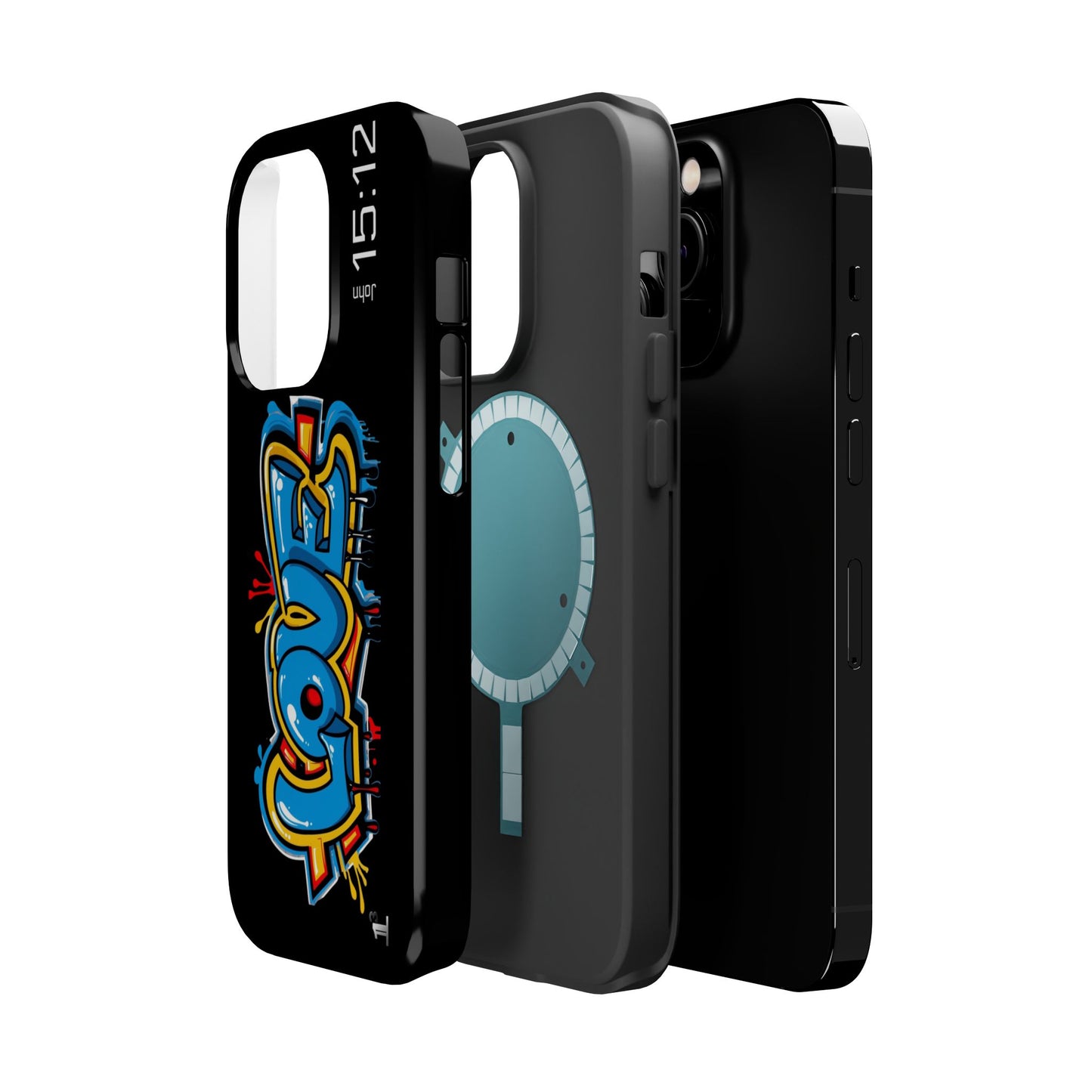 Magnetic Phone Case - Love (Black)