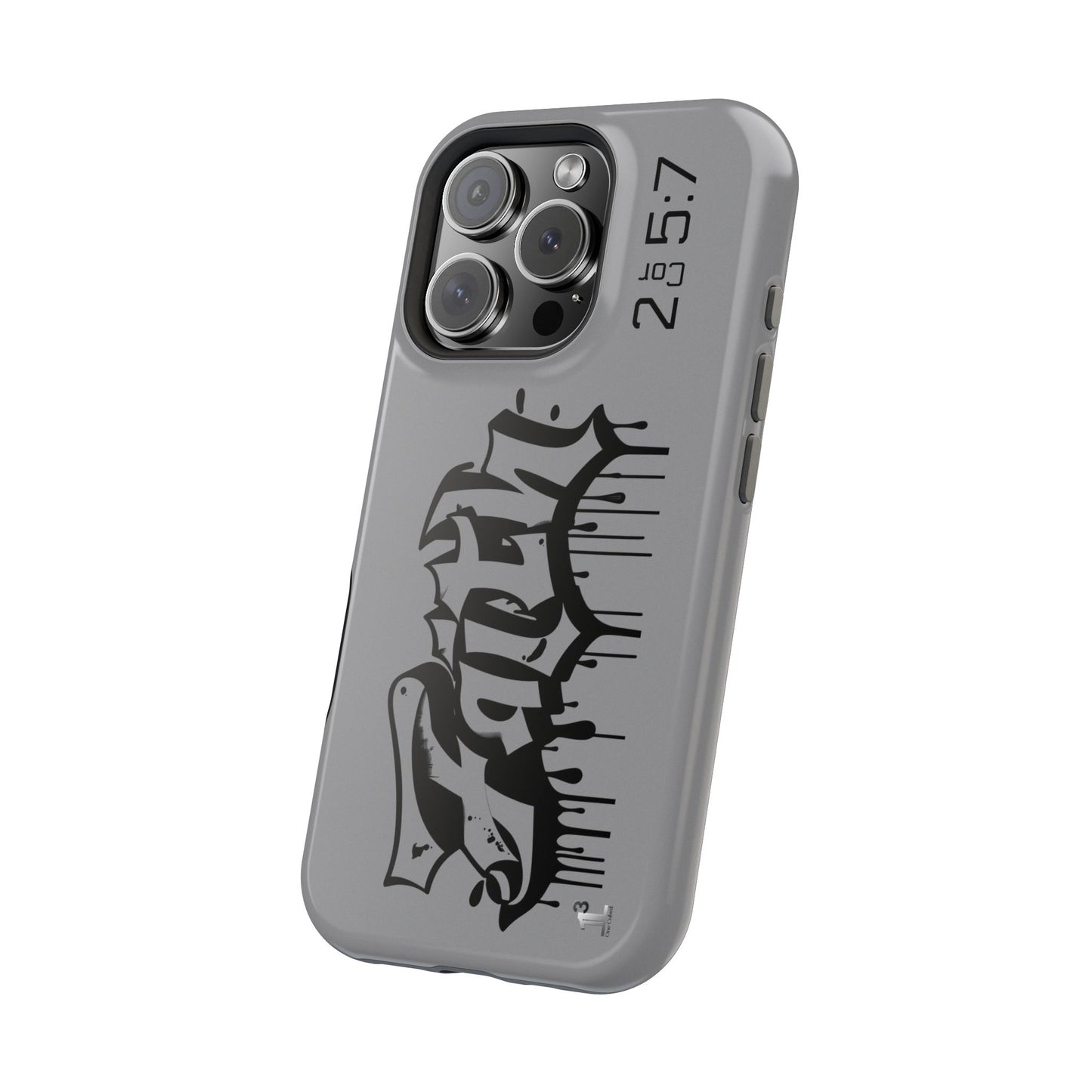 Magnetic Phone Case - Faith (Grey)