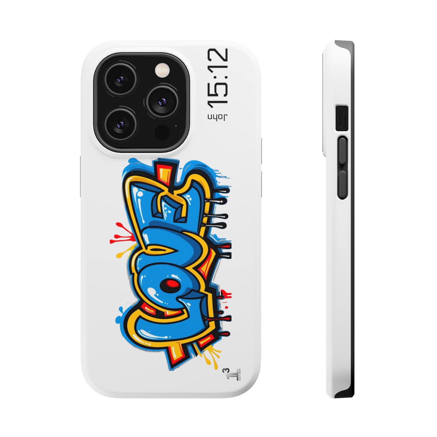 Magnetic Phone Case - Love (White)