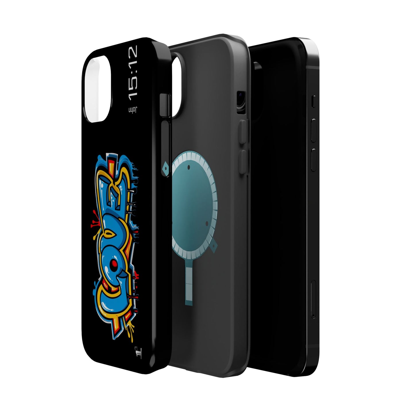 Magnetic Phone Case - Love (Black)