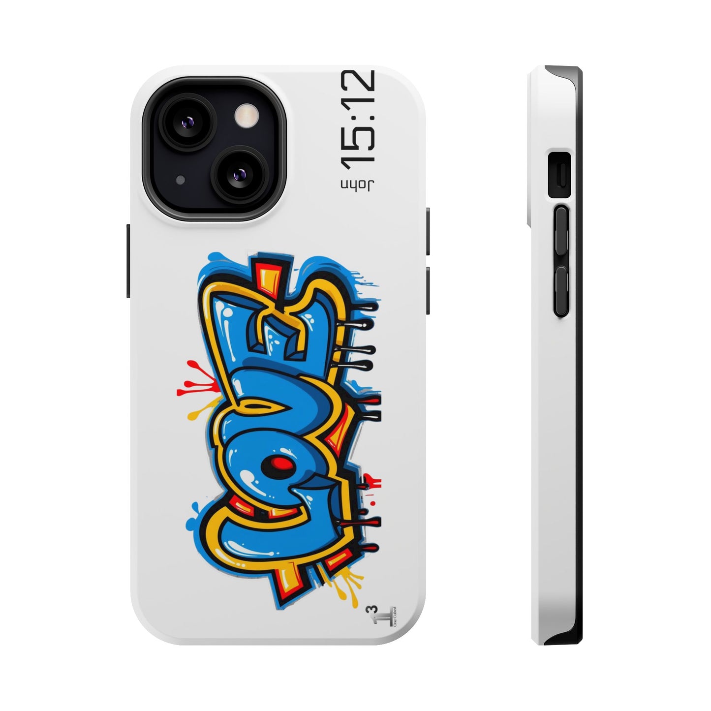 Magnetic Phone Case - Love (White)