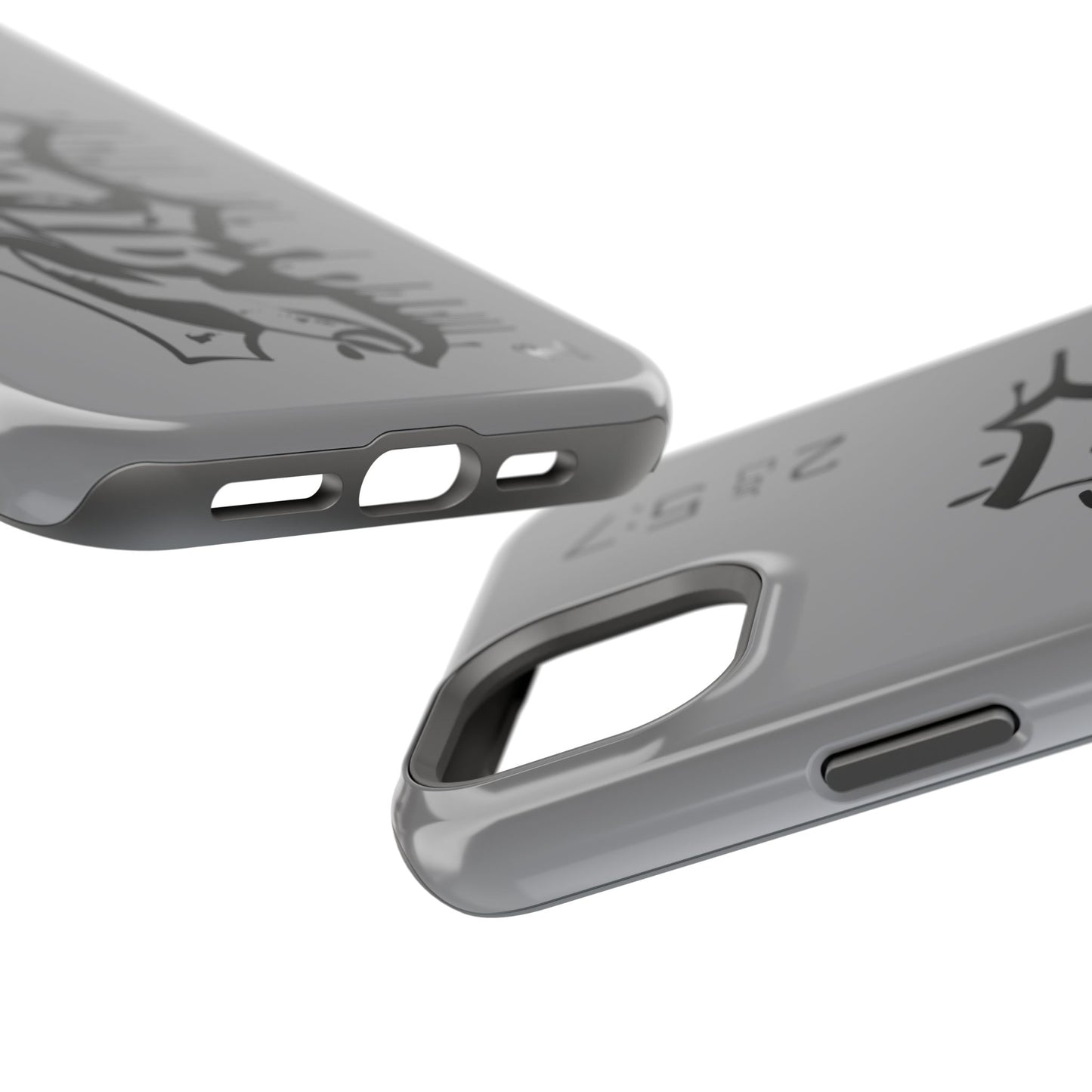 Magnetic Phone Case - Faith (Grey)