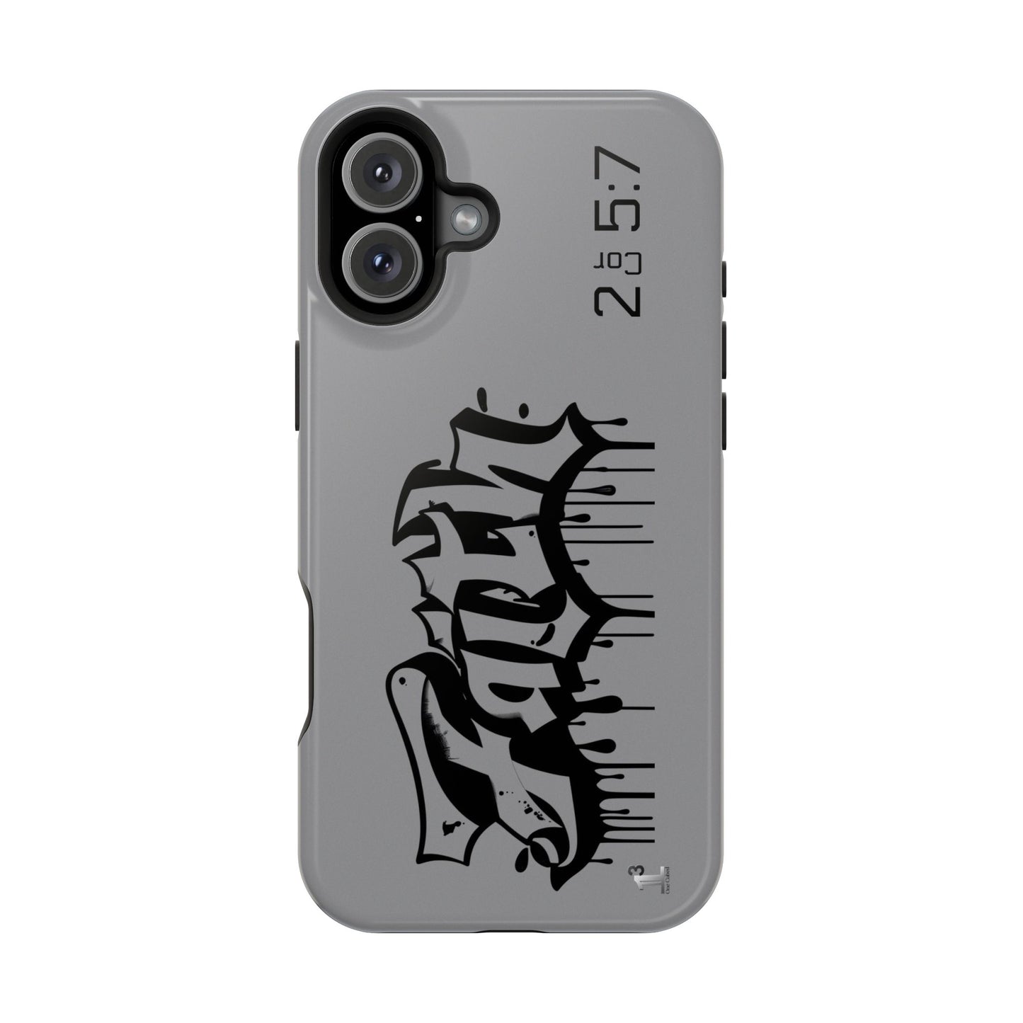 Magnetic Phone Case - Faith (Grey)