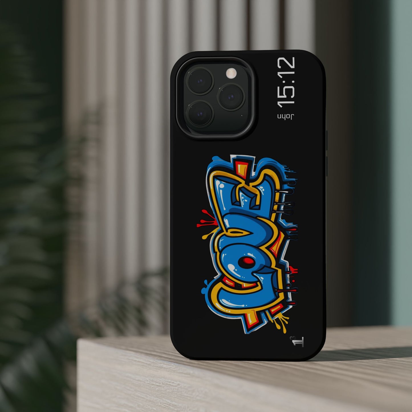 Magnetic Phone Case - Love (Black)