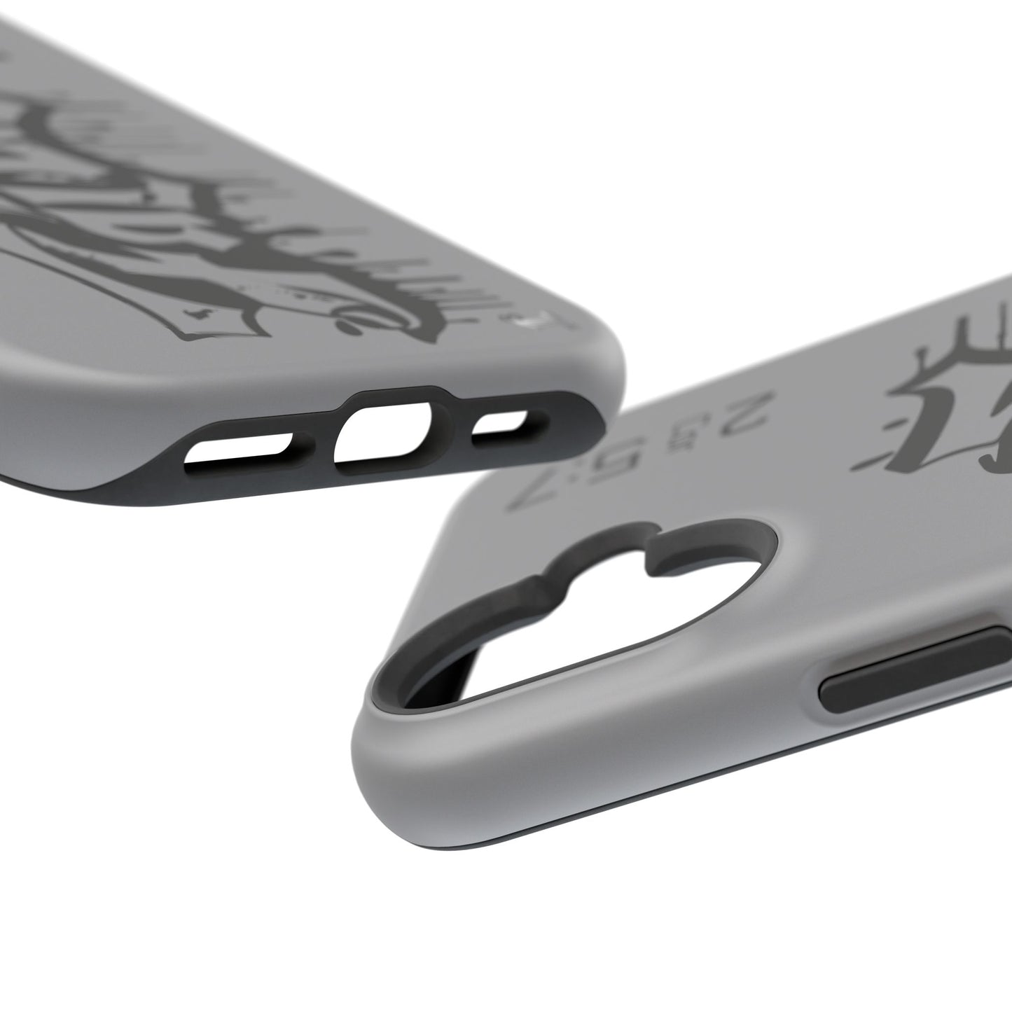 Magnetic Phone Case - Faith (Grey)