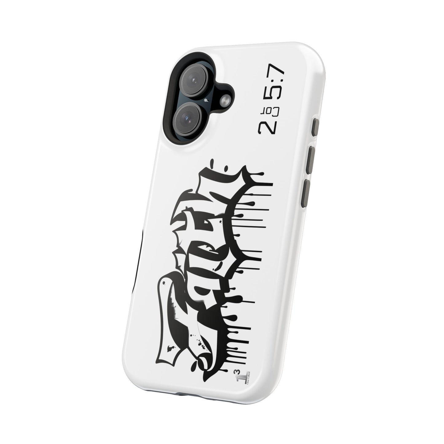 Magnetic Phone Case - Faith (White)