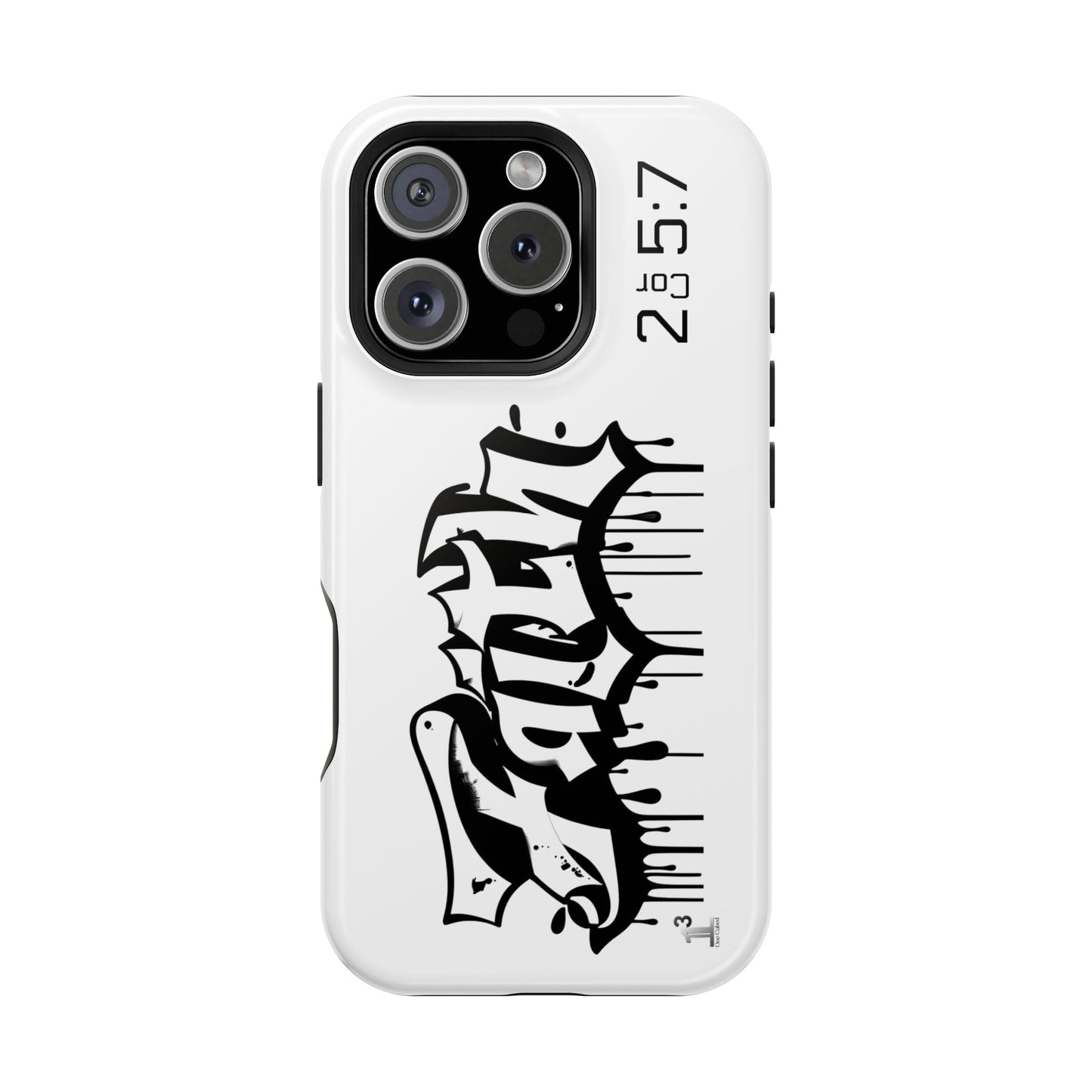 Magnetic Phone Case - Faith (White)