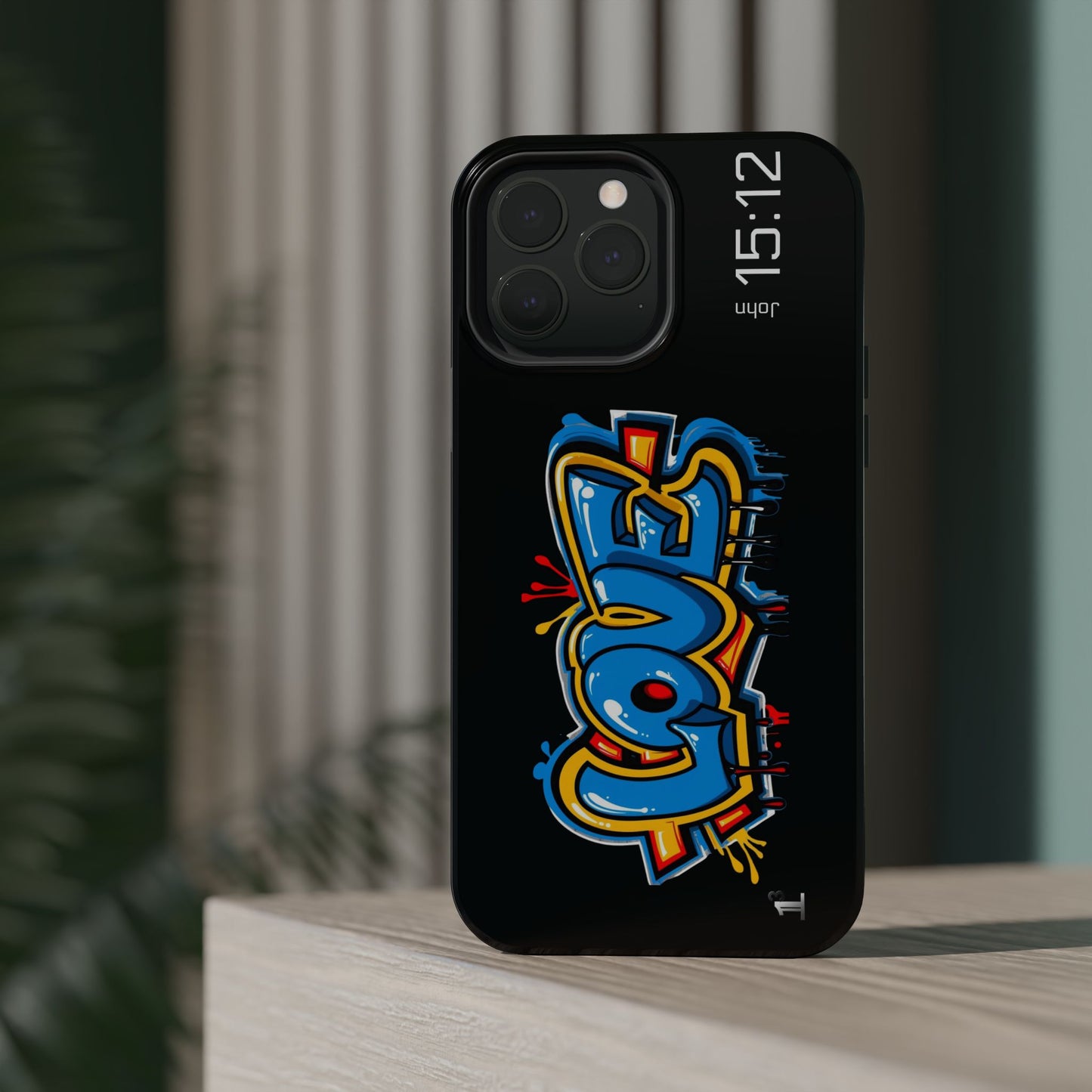 Magnetic Phone Case - Love (Black)