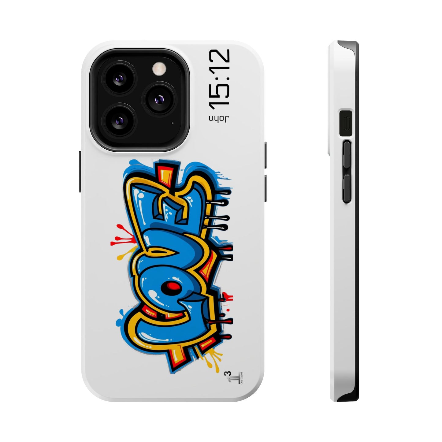 Magnetic Phone Case - Love (White)