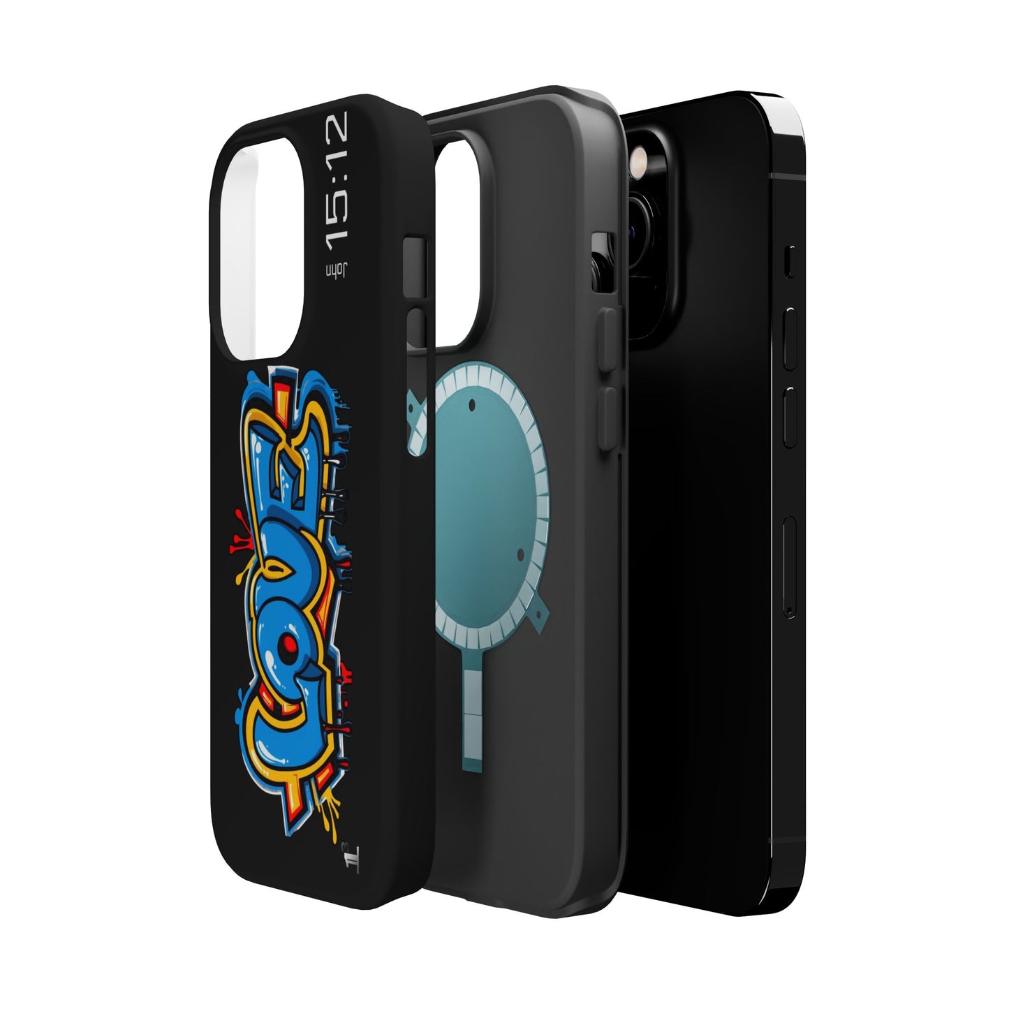 Magnetic Phone Case - Love (Black)