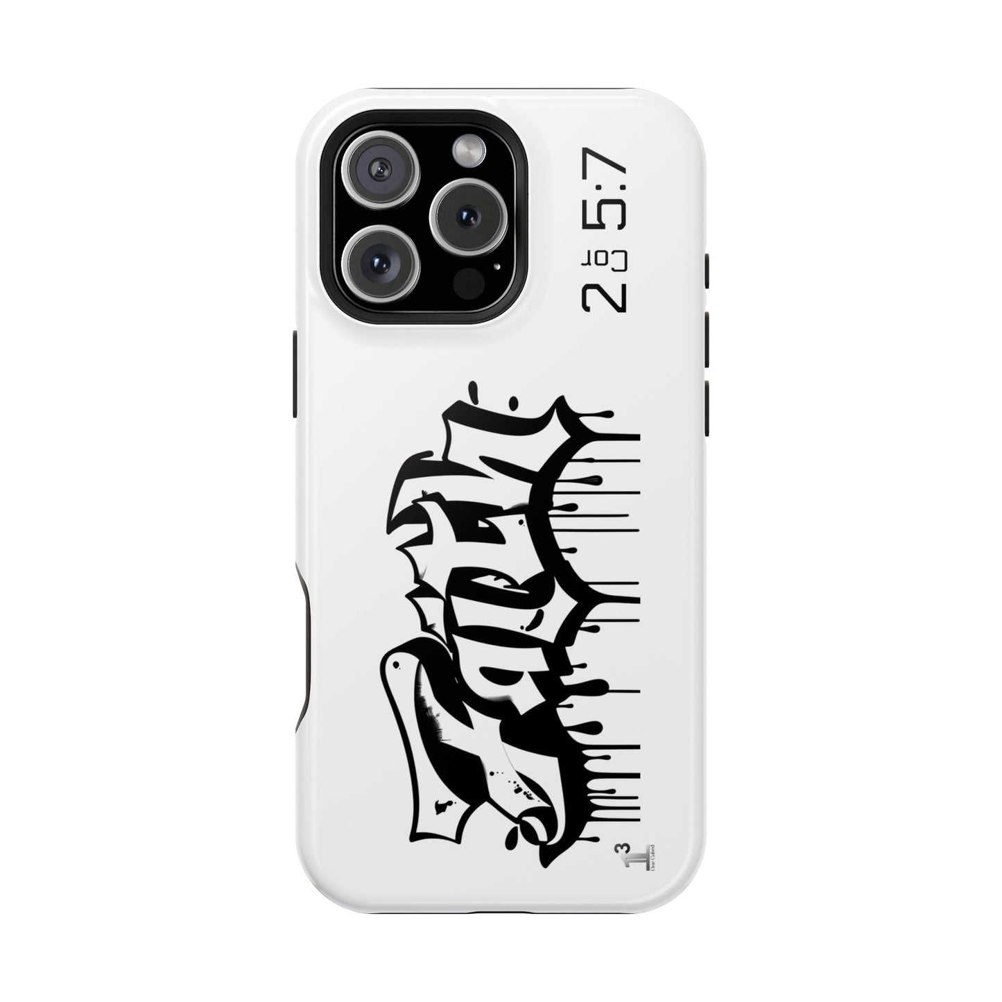 Magnetic Phone Case - Faith (White)