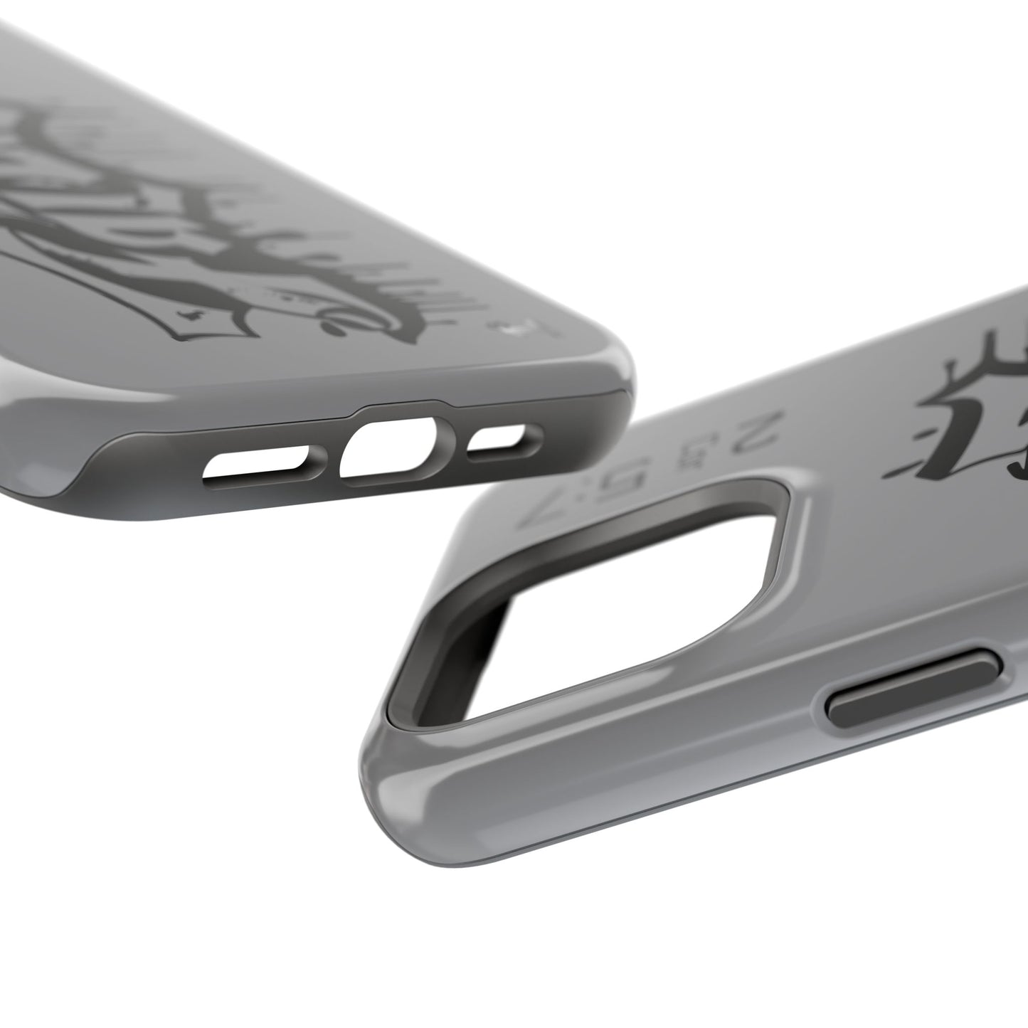 Magnetic Phone Case - Faith (Grey)