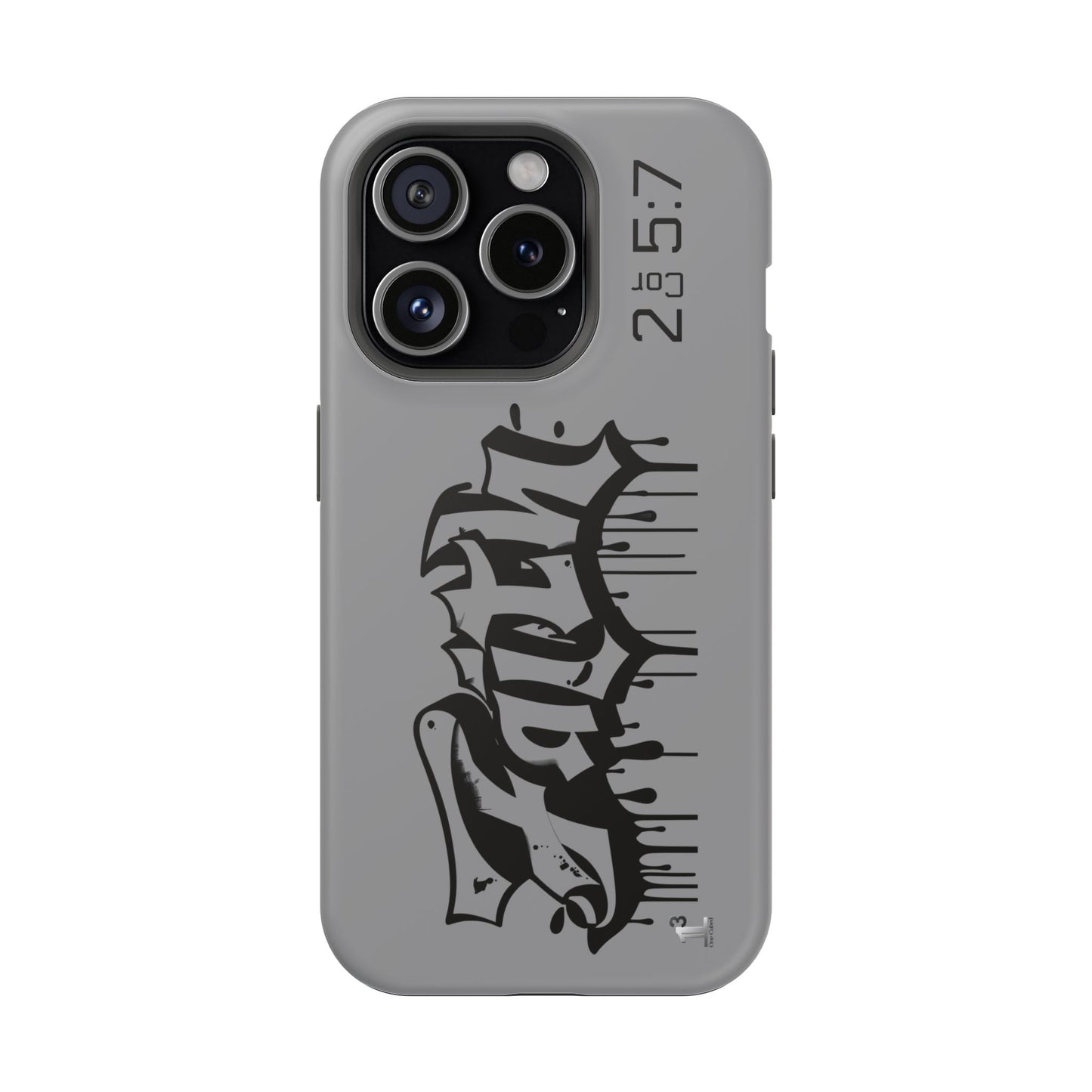 Magnetic Phone Case - Faith (Grey)