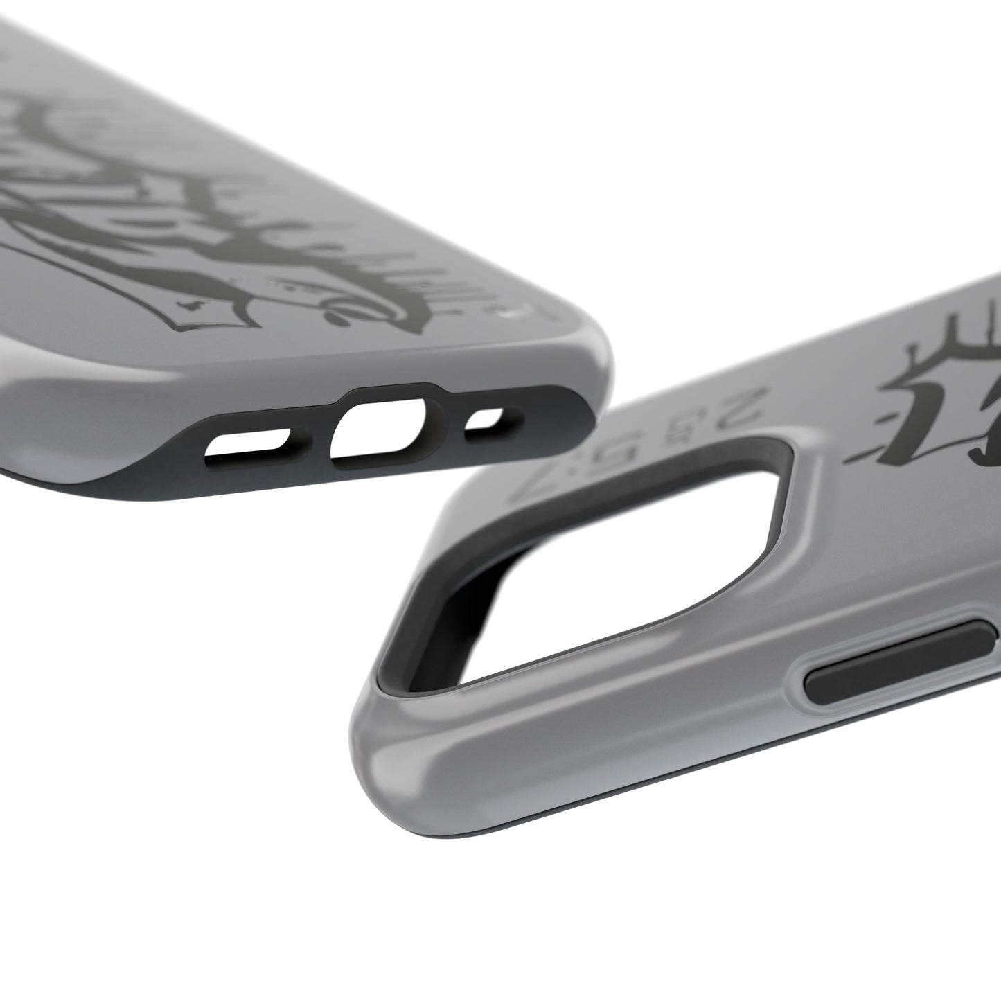 Magnetic Phone Case - Faith (Grey)