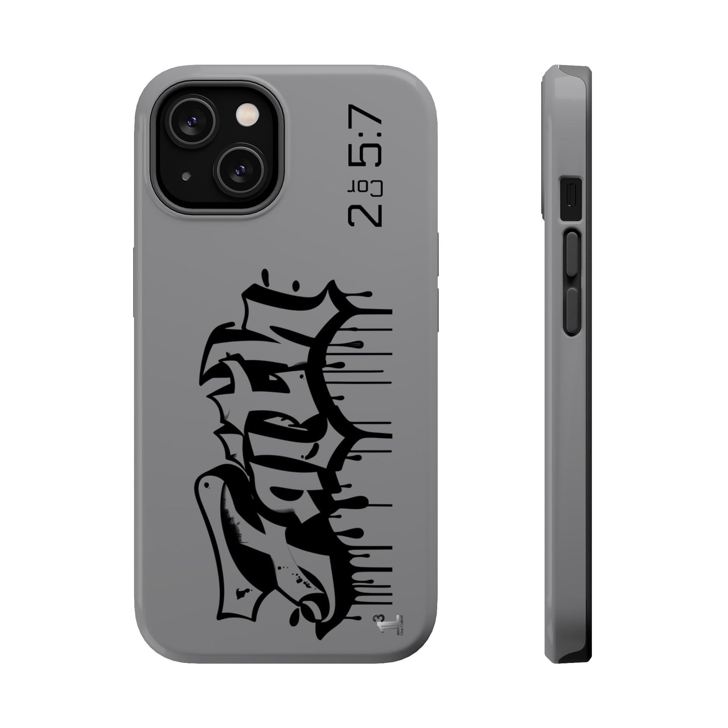 Magnetic Phone Case - Faith (Grey)