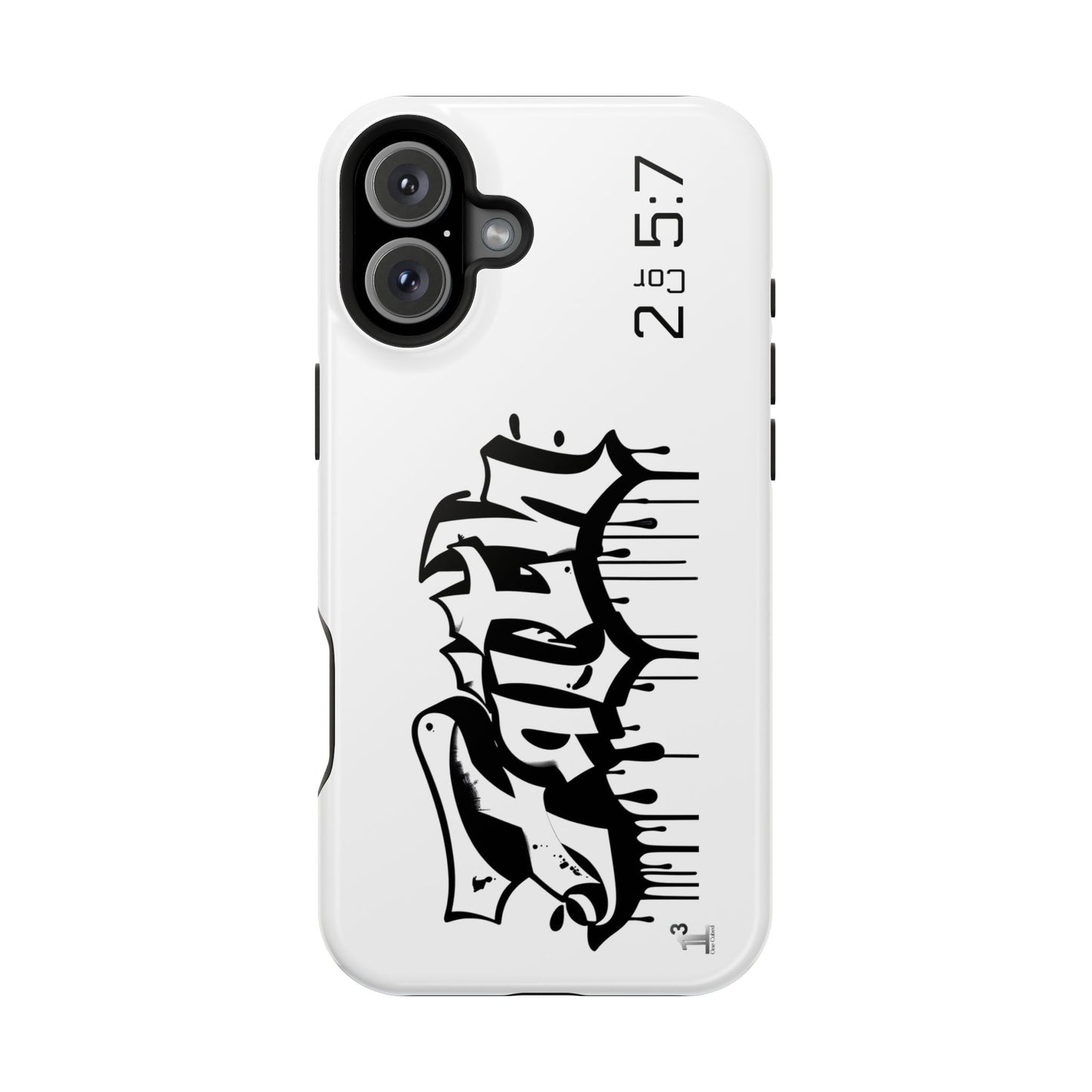 Magnetic Phone Case - Faith (White)